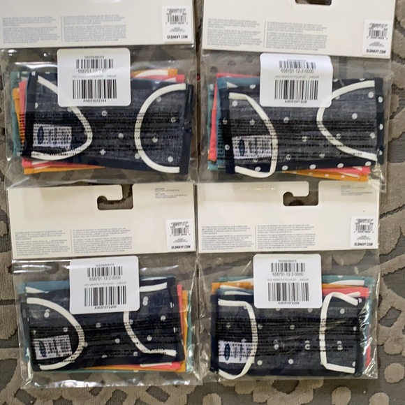 4 pack Old navy kid face mask polka dot 20 masks - Picture 2 of 8